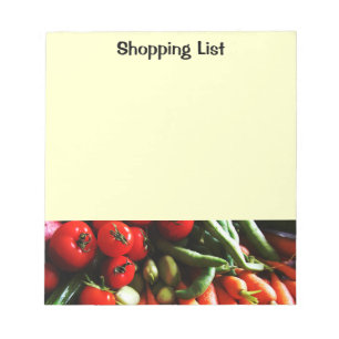 Bloco De Notas Imagem de Legumes de Jardim Vegetariano