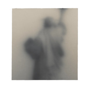 Bloco De Notas Imagem difusa da Estátua da Liberdade