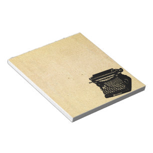 Bloco De Notas Imagem Vintage de Máquina de Digitalização Antica