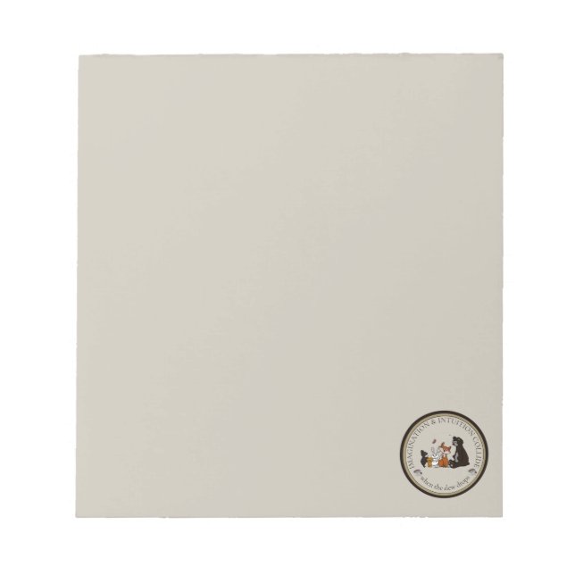 Bloco de Notas Imaginação & Intuição Colidem (Frente)