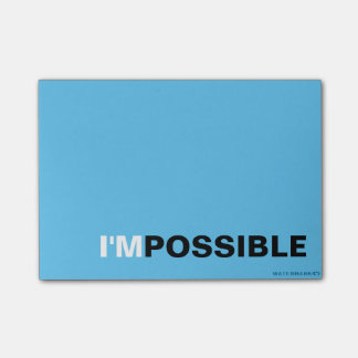 BLOCO DE NOTAS I'MPOSSIBLE