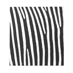 Bloco De Notas Impressão animal da zebra