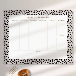 Bloco De Notas Impressão Animal Semanal Planner