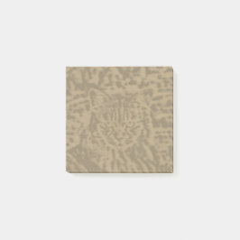 Bloco De Notas Impressão de leopardo de gato 3 x 3