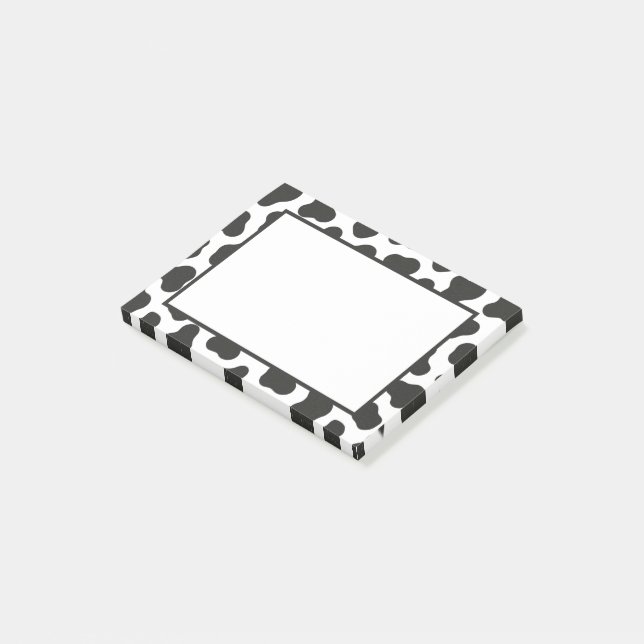 Bloco De Notas Impressão de Vaca (Inclinado)