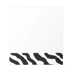 Bloco De Notas Impressão de Zebra
