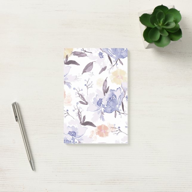 Bloco De Notas Impressão Floral Vintage 1 (Escritótio)