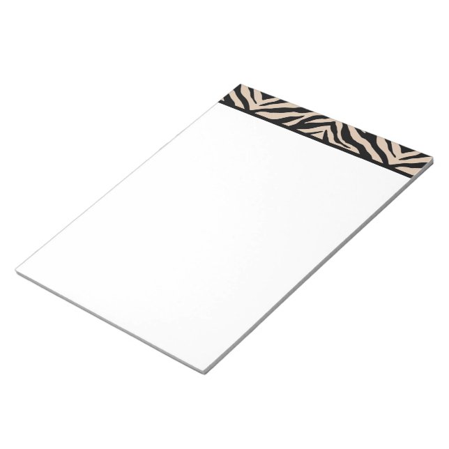 Bloco De Notas Impressão Notepad-Zebra (Inclinado)
