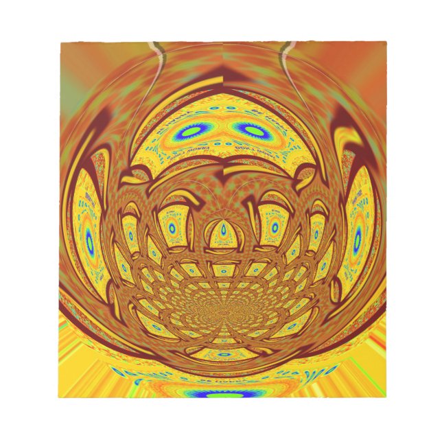 Bloco De Notas Impressão ouro Amarelo De Luvas De Beisebol (Frente)