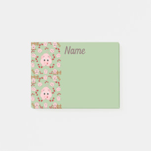 Bloco De Notas Impressão pequeno bonito do teste padrão de
