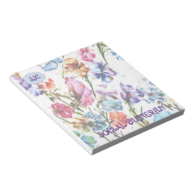 BLOCO DE NOTAS IMPRESSÕES DE PAPA DE PUPPY | NOTA PAD (Inclinado)