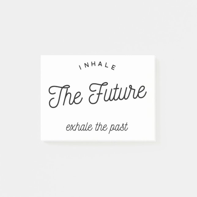 Bloco De Notas inalar o futuro (Frente)