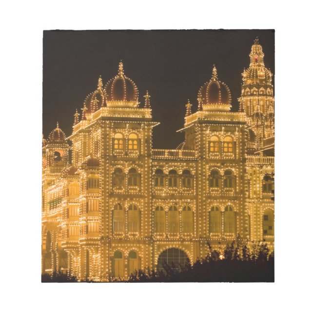 Bloco De Notas ÍNDIA, Karnataka, Mysore : Palácio do Majaraja (b. (Frente)