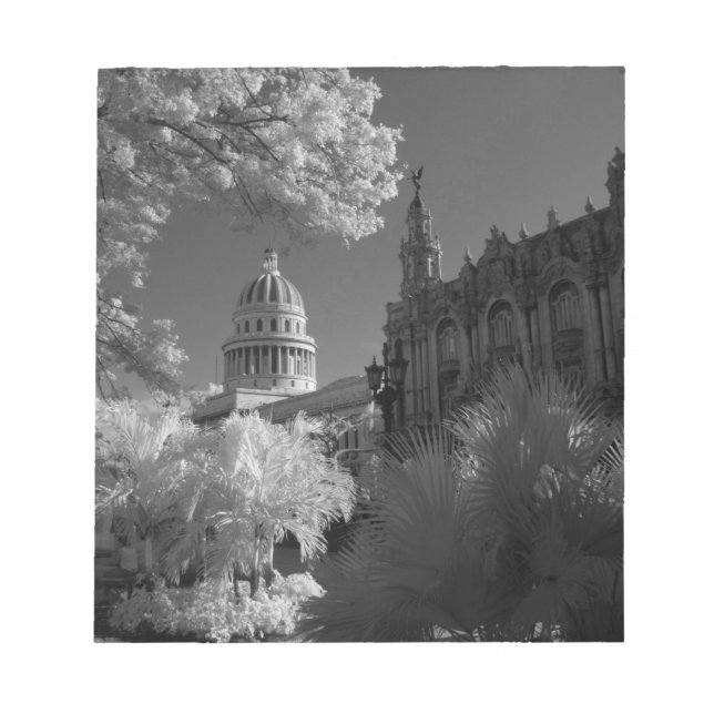 Bloco De Notas Infravermelho da cúpula do edifício do Capitólio e (Frente)