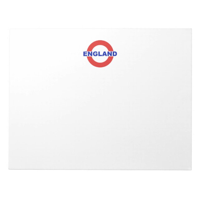 Bloco De Notas Inglaterra (Frente)
