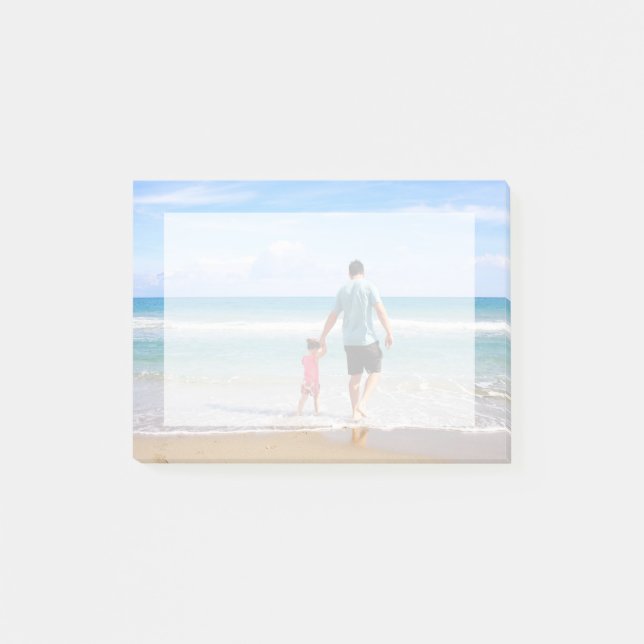 Bloco De Notas Insira sua própria foto (Frente)