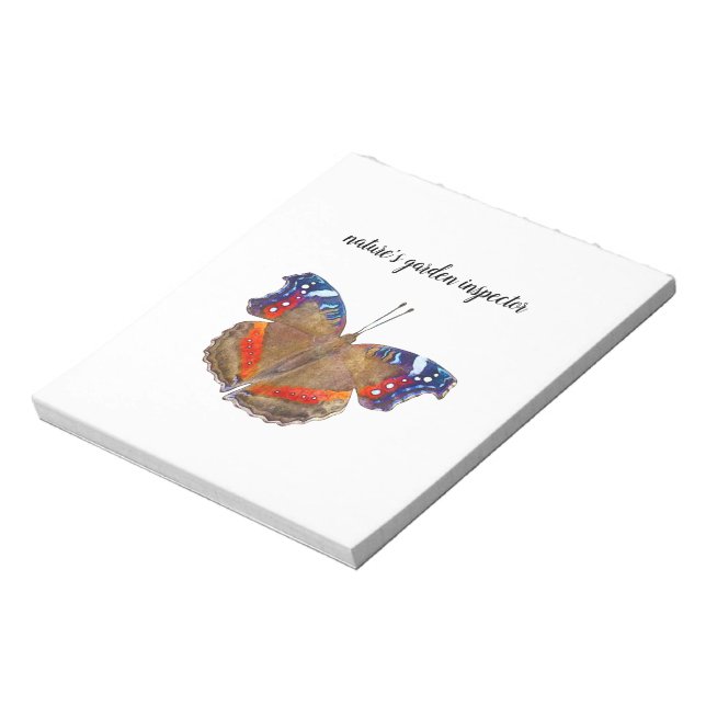 Bloco De Notas Inspetor de jardins da natureza (Invertido)