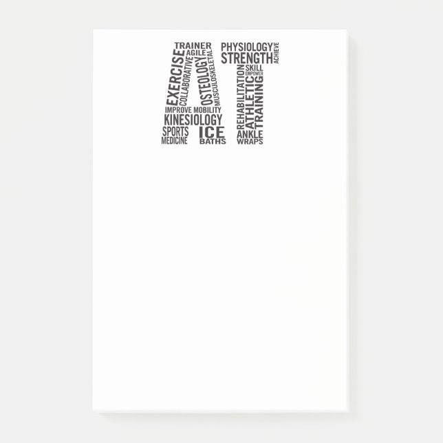 Bloco De Notas Instrutor atlético certificado EM (Frente)