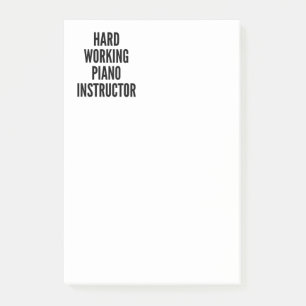 Bloco De Notas Instrutor de Piano de Trabalho de duro