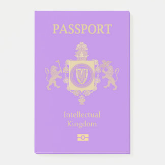 Bloco De Notas Intellectual Kingdom Passport