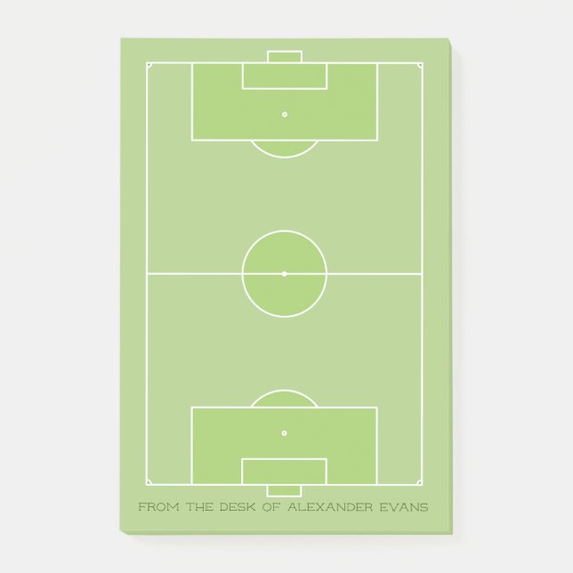 Bloco De Notas Intensidade do futebol (Frente)