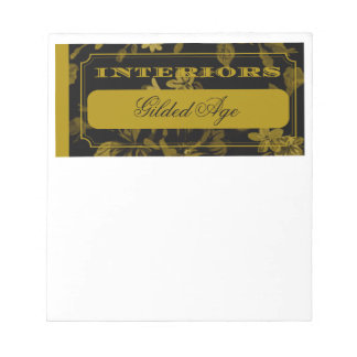 Bloco de Notas Interiores Idade Dourada