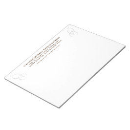 Bloco De Notas Investigador Paranormal com logotipo fantasma