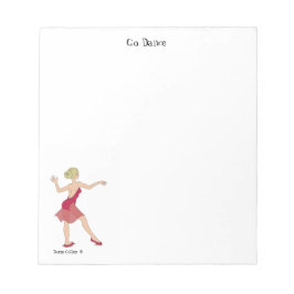 Bloco De Notas Ir para Painel de Notas de Dança