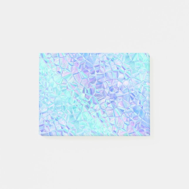 Bloco De Notas iridescência gelada : (Frente)