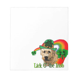 Bloco De Notas Irish Wolfhound St Patricks