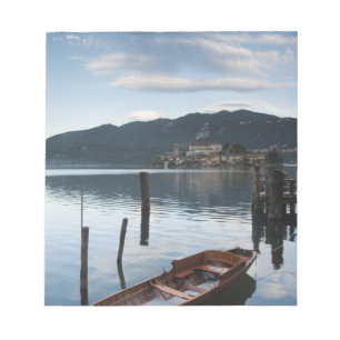 Bloco De Notas Itália, Província de Novara, Orta San Giulio. Ilha