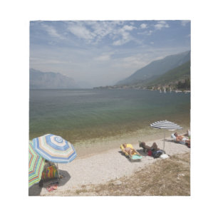 Bloco De Notas Itália, Província de Verona, Brenzone. Lago de Gar