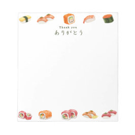 Bloco De Notas Itamae〈Sushi Chefs） collection ありがとう Japanese
