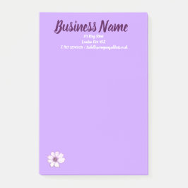 Bloco De Notas Itens de Marketing de negócios personalizados roxo
