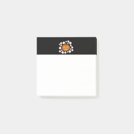 Bloco De Notas Jack-o-Lanterna Pumpkin e Olhais na Escuridão