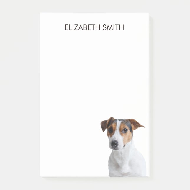 Bloco De Notas Jack Russell Terrier (Frente)