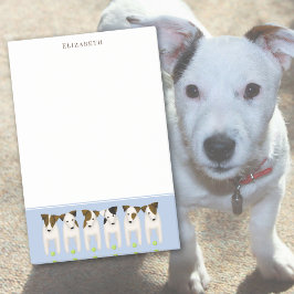Bloco De Notas Jack Russell Terriers joga minha bola