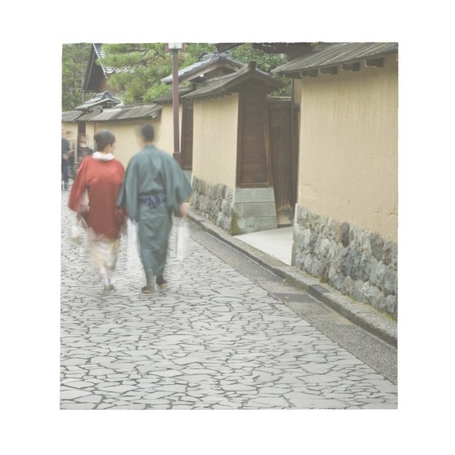 Bloco De Notas Japão, Ishikawa, Kanazawa, distrito de Buke Yashik (Frente)