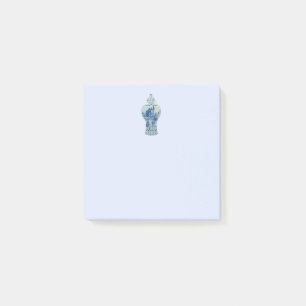 Bloco De Notas Jar Ginger Azul e Branco