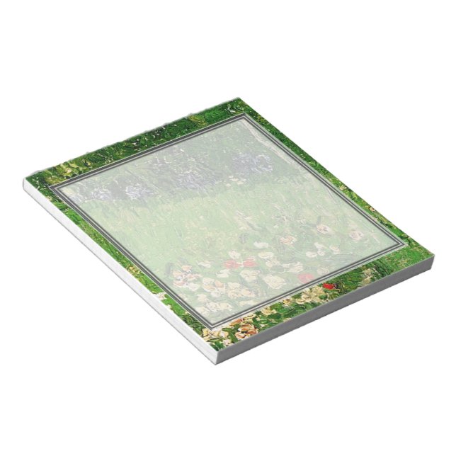 Bloco De Notas Jardim de Daubigny, Vincent Van Gogh. (Inclinado)