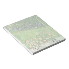 Bloco De Notas Jardim de Daubigny, Vincent Van Gogh.