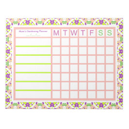 Bloco De Notas Jardim de Jardim Cultive Seu Próprio Plano do Plan