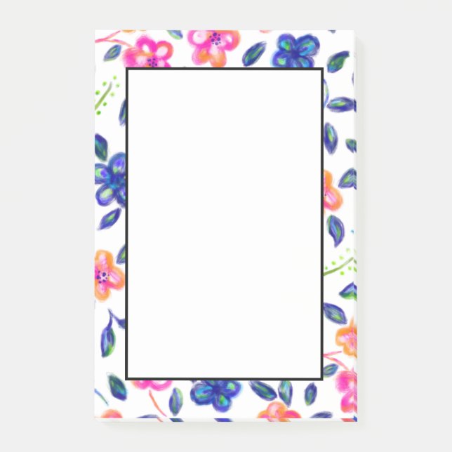 Bloco De Notas Jardim Flor (Frente)
