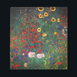 Bloco De Notas Jardim Flor Gustav Klimt<br><div class="desc">Notepad com a pintura de óleo do Jardim de Fazendas com Girassóis de Gustav Klimt (1907). Um belo jardim de girassóis e belas flores azuis,  vermelhas,  roxas,  rosa e brancas. Um presente de excelente para fãs de Arte Nouveau e de Arte Austríaca.</div>