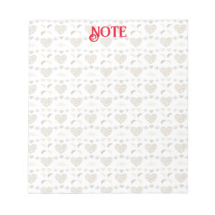 Bloco De Notas jardim floral