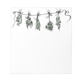 Bloco De Notas Jardim Herbário