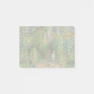 Bloco De Notas Jardim Monet Vetheuil Pintura Impressionista