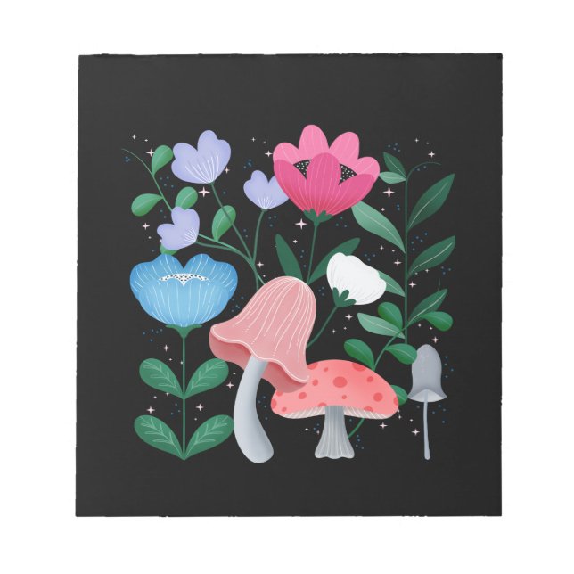 Bloco De Notas Jardim Whimsical (Frente)