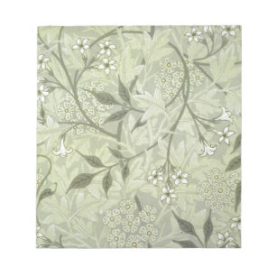 Bloco De Notas Jasmim Botânico Vintage Antigo William Morris