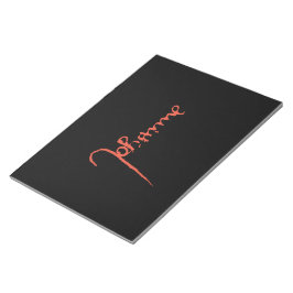 Bloco De Notas Jeanne d'Arc Saint Joan Heilige Johanna Signature